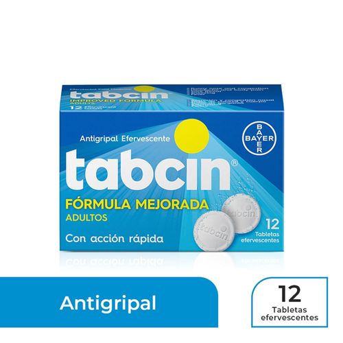 Tabcin Adulto Efervescente Caja X 12 Tabletas
