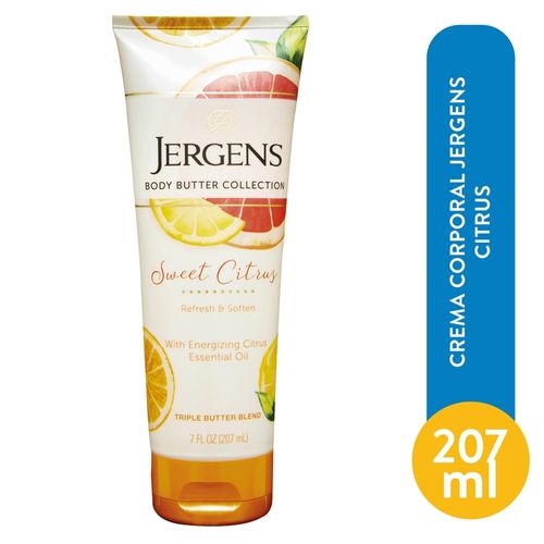 Crema corporal Jergens citricos dulce - 207 ml