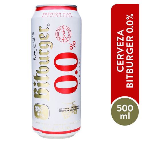 Cerveza Bitburger Premium Pils 0.0 - 500 ml