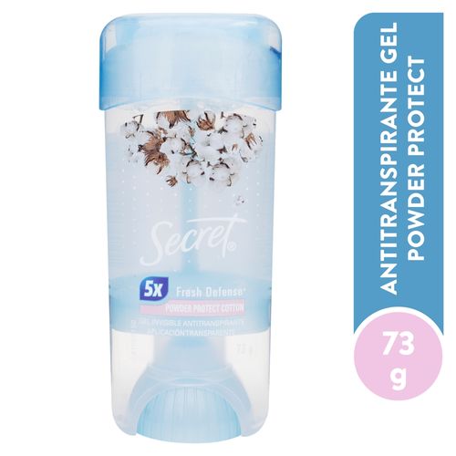 Desodorante Secret Gel Powder Cotton - 73 g