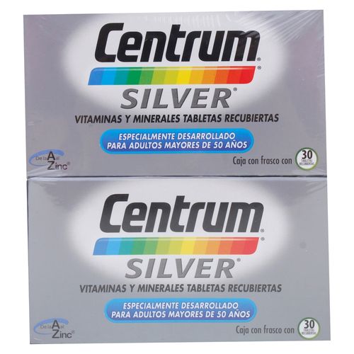 Vitamina Centrum Silver 2 pack - 60 uds