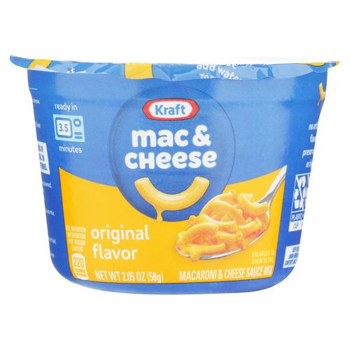 Pasta Kraft Mac & Cheese Original Cup - 58 g