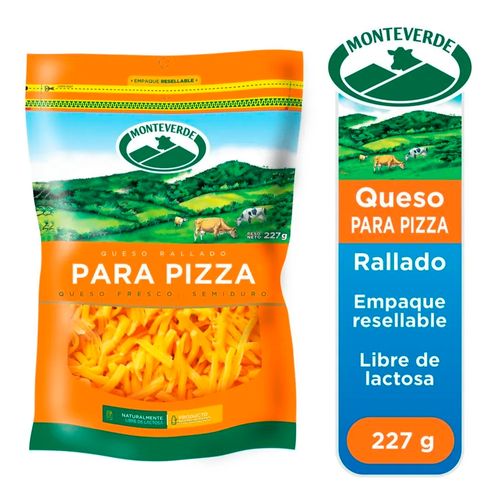 Queso Rallado Mv Para Pizza - 227 g
