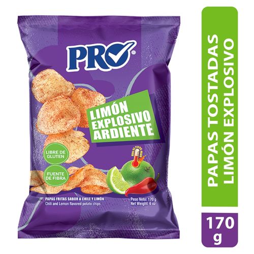Papas Pro Tostadas limón explosivo -170 g