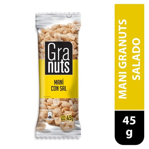 Maní Granuts Salado bolsa - 45 g