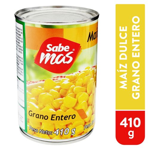 Maiz Dulce Sabemas Grano Entero 410 g