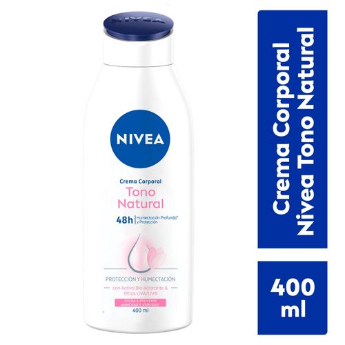 Crema Corporal Nivea, aclarado natural -400ml