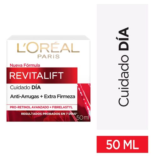 Crema Día Antiarrugas L'Oréal París Revitalift Clásica Con Pro-Retinol - 50ml