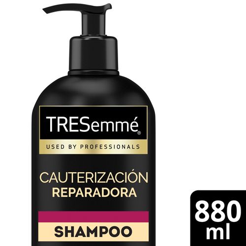 Shampoo profesional Tresemmé cauterización y reparador - 880 ml