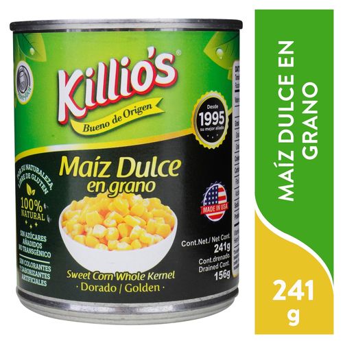 Maíz  Dulce Killio's Grano - 241g