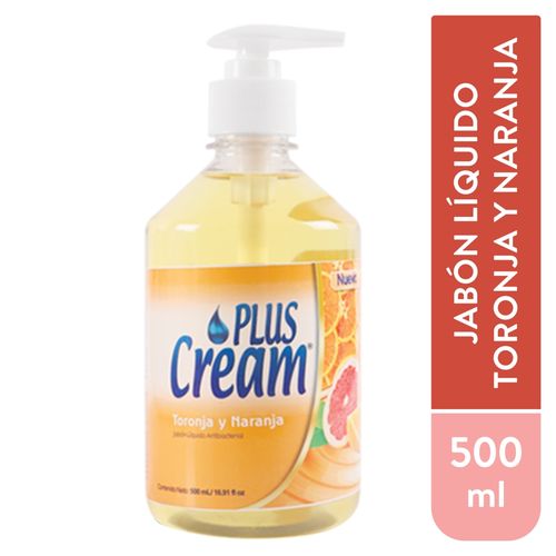 Jabón líquido Plus Cream avena y leche -500 ml