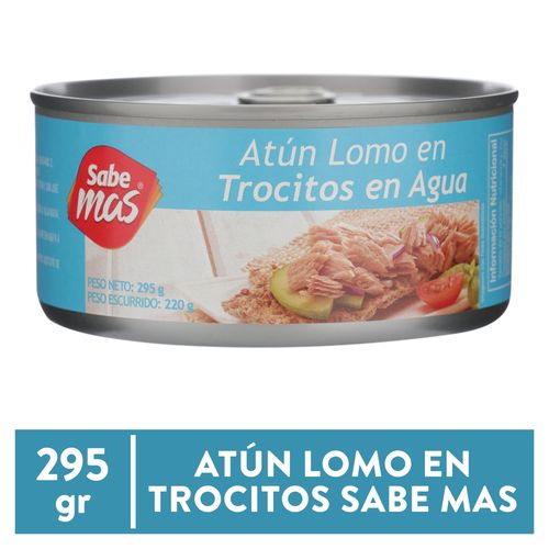 Atún Sabemas lomo en trocitos en agua - 295 g