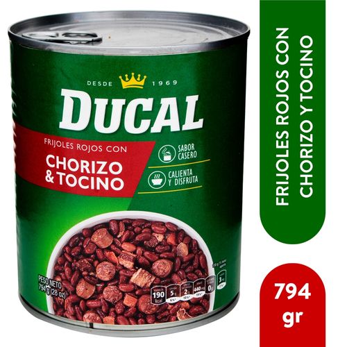 Frjol Con Chorizo Y Tocino Ducal - 794 g