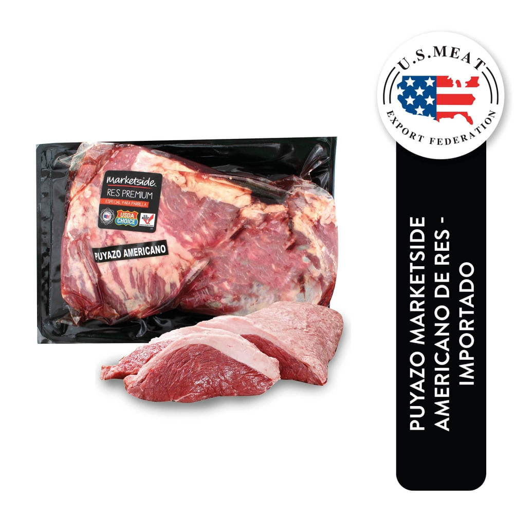 Puyazo De Res Americano Marketside Empacado, Precio indicado por libra