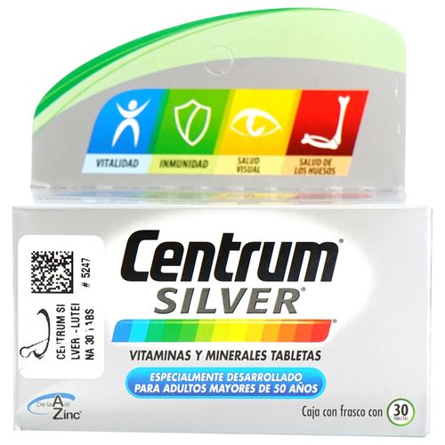 Multivitaminico Centrum Silver - 30 Tabletas
