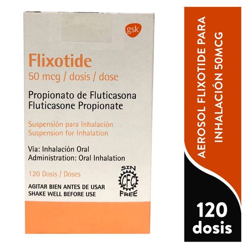 Flixotide 50 Mcg Cfc Free 120 Dosis