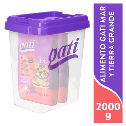 Alimento Gati para gatos mar y tierra -2000 g