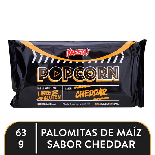 Popcorn Yaesta Sabor Queso Cheddar 63 Gr