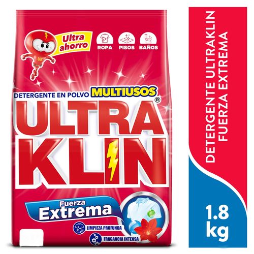 Detergente Ultraklin, Fuerza Extrema -1.8 kg
