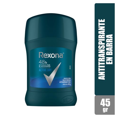 Desodorante Rexona Active en Barra - 45 g