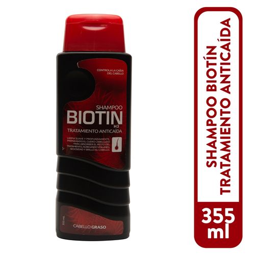 Shampoo Biotin Para Cabello Graso - 355ml