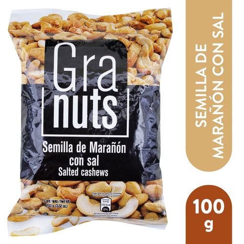 Snack Granuts Semilla Maranon 100 G
