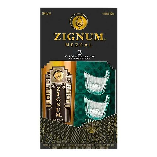 Zignum Mezcal Cri M Vasos 700ml