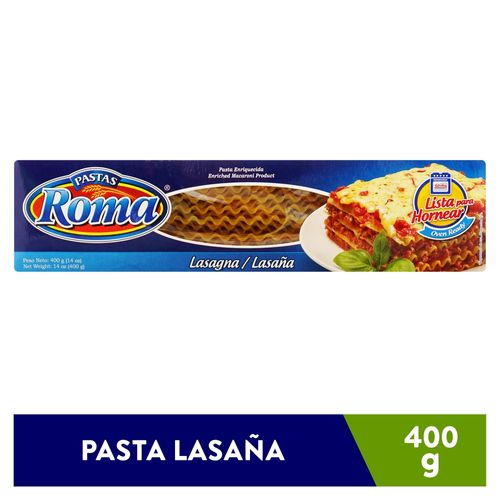 Pasta Roma Lasagna Lista Para Hornear - 400 g