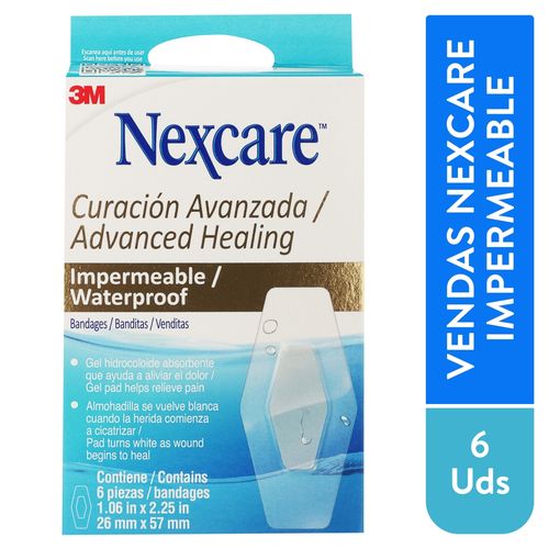 Curita Nexcare Advance Healing - 6 Uds
