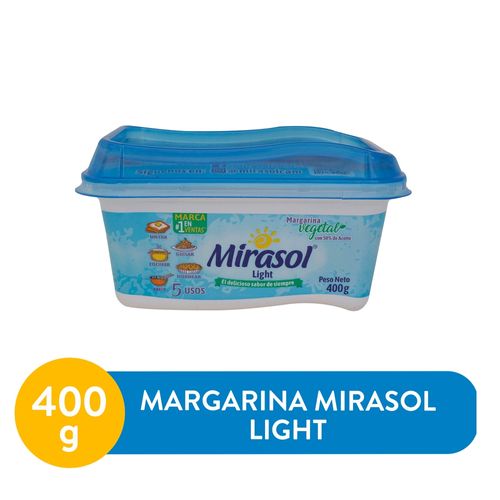 Margarina Mirasol Dieta Tarro - 400 g