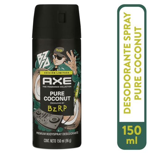 Desodorante bodyspray Axe aroma pure coconut - 150 ml