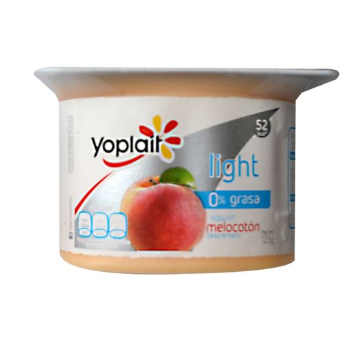 Yogurt Yoplait Sabor Melocotón Light - 125 g