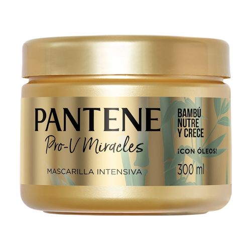 Mascarilla Intensiva para cabello débil Pantene Pro-V Miracles Bambú Nutre & Crece - 300 ml