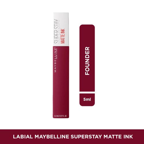 Labial Líquido Matte Ink Maybelline NY Super Stay Founder 5 ml