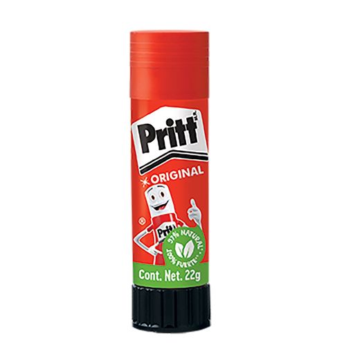 Pegamento en barra Pritt transparente charola - 22 g