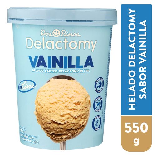 Helado Dos Pinos delactomy in line sabor vainilla - 500 g