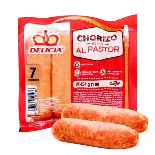Chorizo Las Delicias estilo al pastor - 454 g