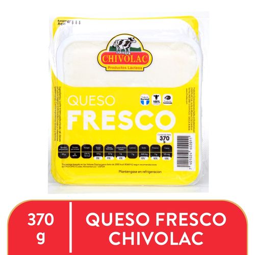 Queso Chivolac Fresco empacado - 370 g