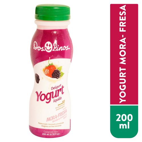 Yogurt Dos Pinos Fresa Mora -200ml