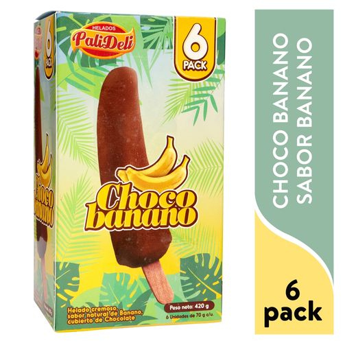 Chocobanano Palideli 6 Pack - 420 g