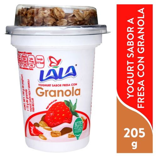 Yogurt Lala Fresa Y Granola - 205 g