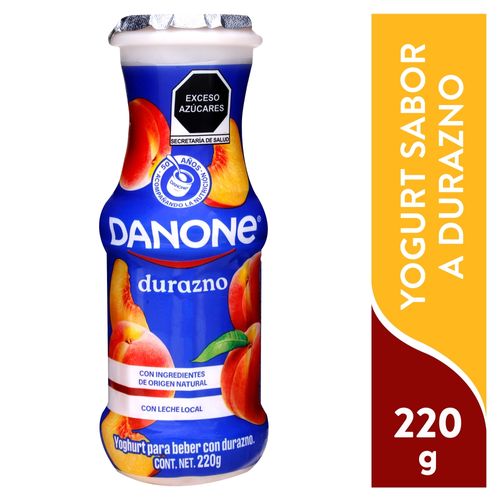 Yogurt Danone Sabor Durazno - 220 g