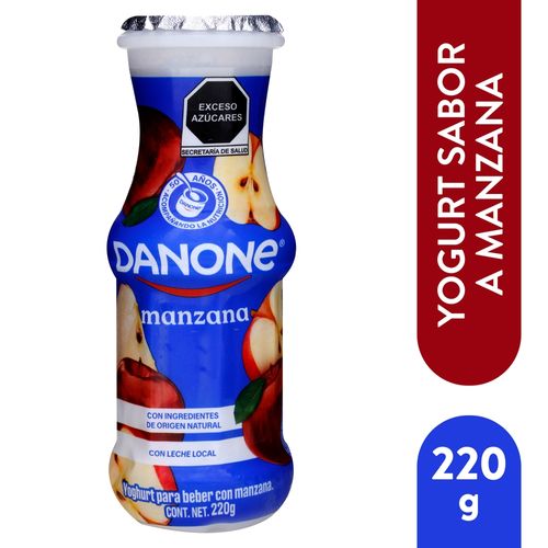 Yogurt Danone Manzana Bebible - 220 g