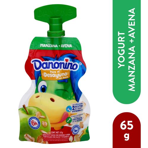 Yogurt Danonino Manzana Y Avena - 65 g