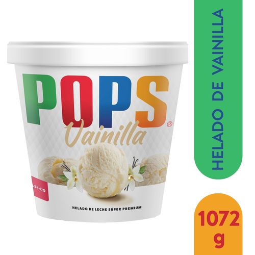 Helado Pops Vainilla - 1072 g