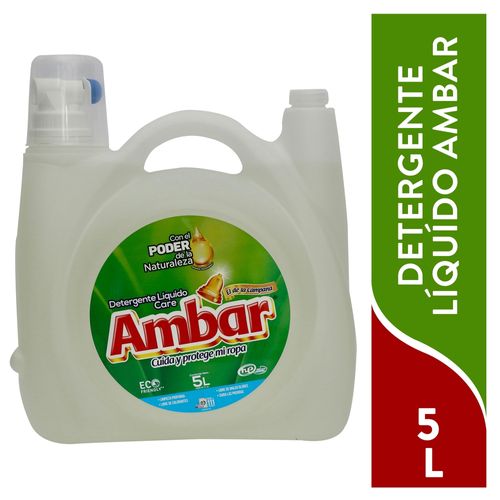 Detergente Ambar líquido care natural - 5000 ml