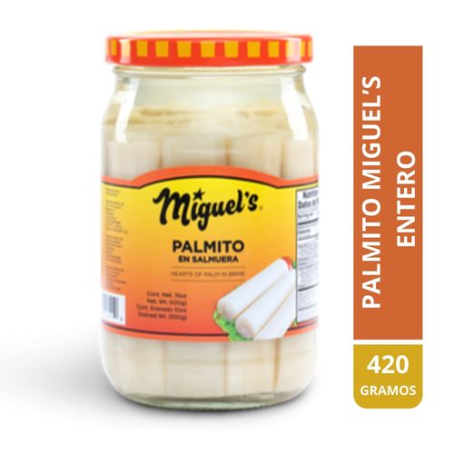 Palmitos Miguel's Enteros En Salmuera - 420 g
