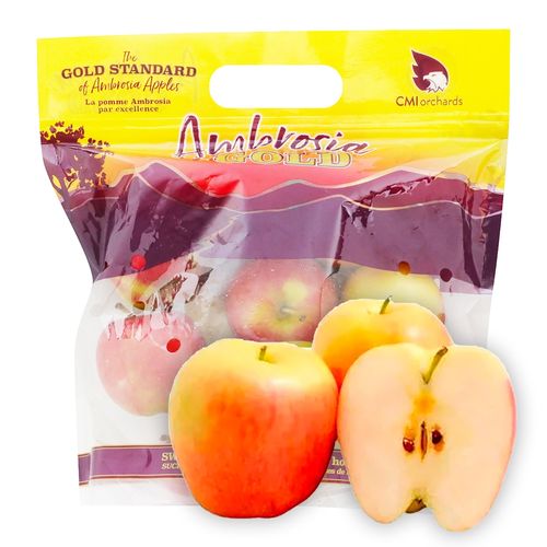 Manzana ambrosia Hortifruti empacada - 900 g