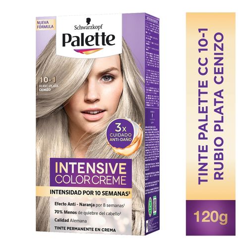 Tinte Palette cc 10-1 Rubio Plata Cenizo - Kit