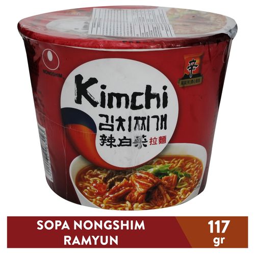 Sopa Nongshim Ramyun Vaso Kimchi - 117 g